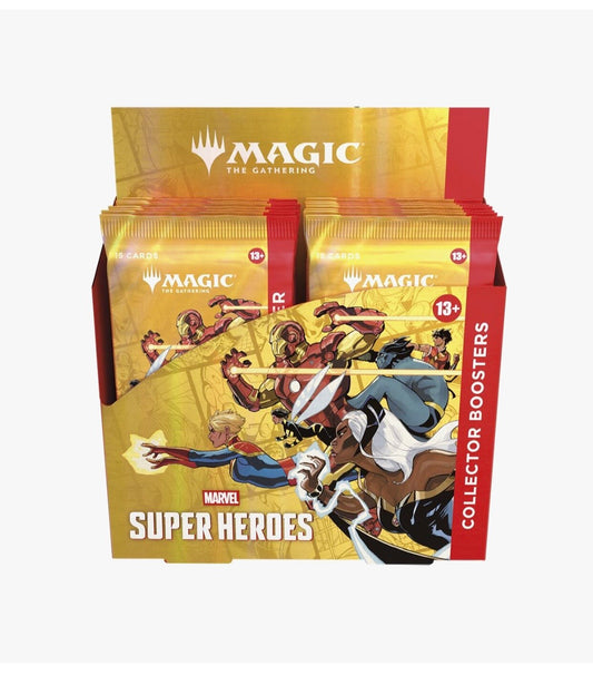 MARVEL SUPERHEROES COLLECTOR BOX (12 COLLECTOR PACKS)