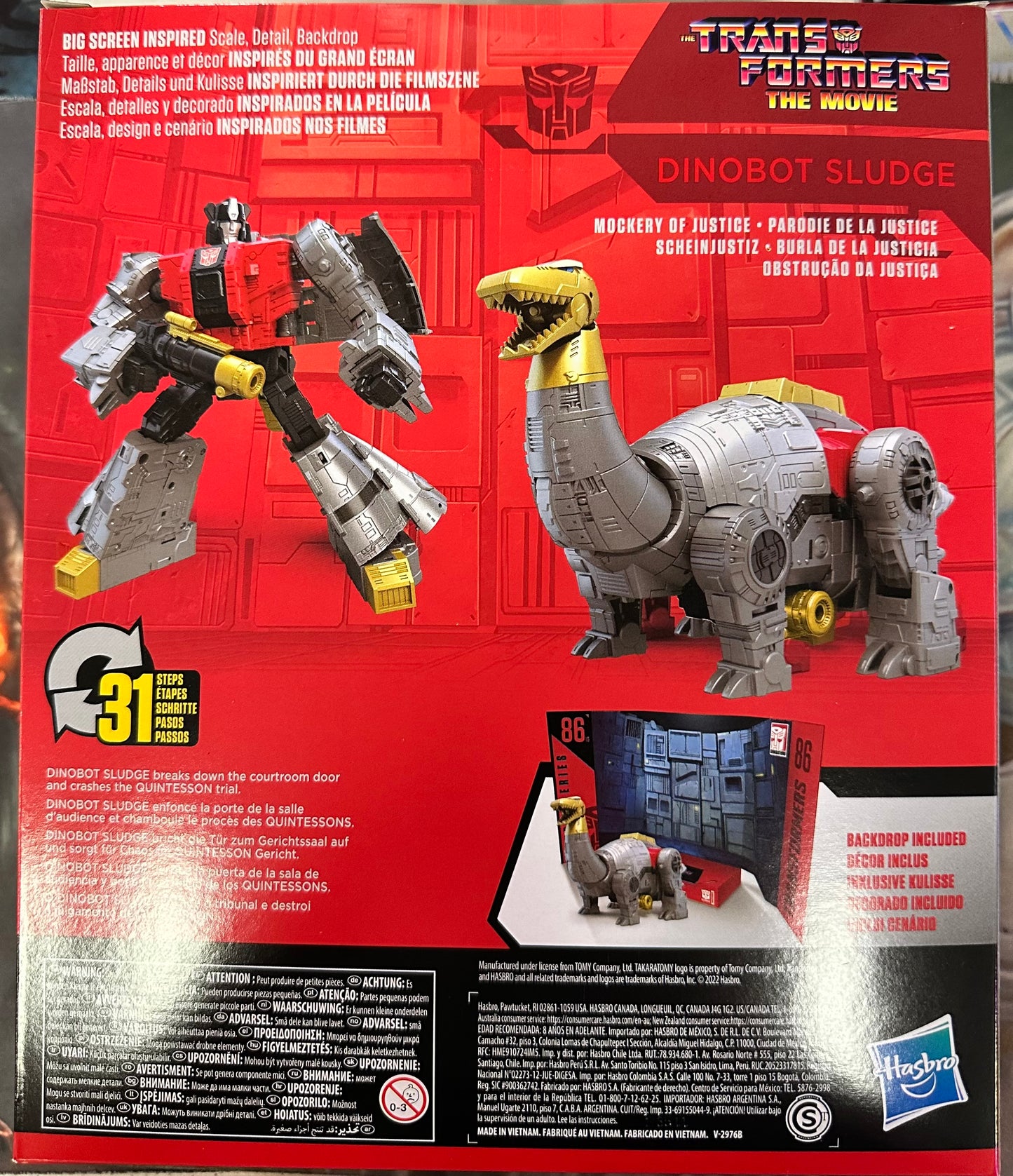 TRANSFORMERS 86 STUDIO SERIES 15 DINOBOT SLUDGE