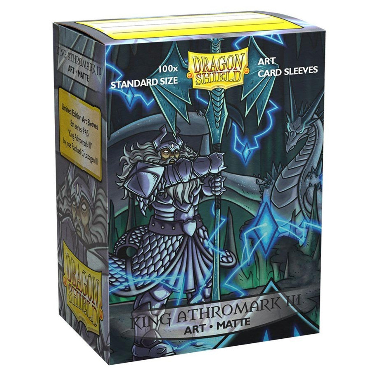 Card Sleeves: Other Printed Sleeves - Dragon Shields: (100) Matte Art - King Athromark III Portrait