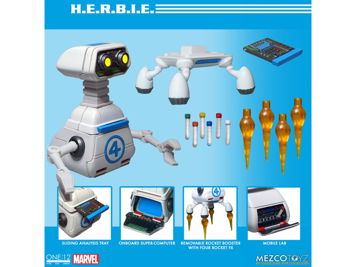 MEZCO FANTASTIC FOUR STEELBOX EDITION IN STOCK !