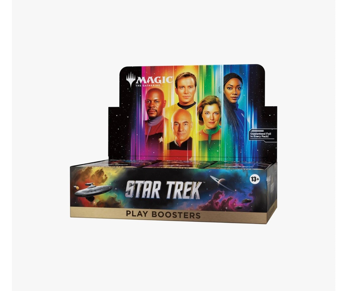 STAR TREK PLAY BOOSTER DISPLAY .