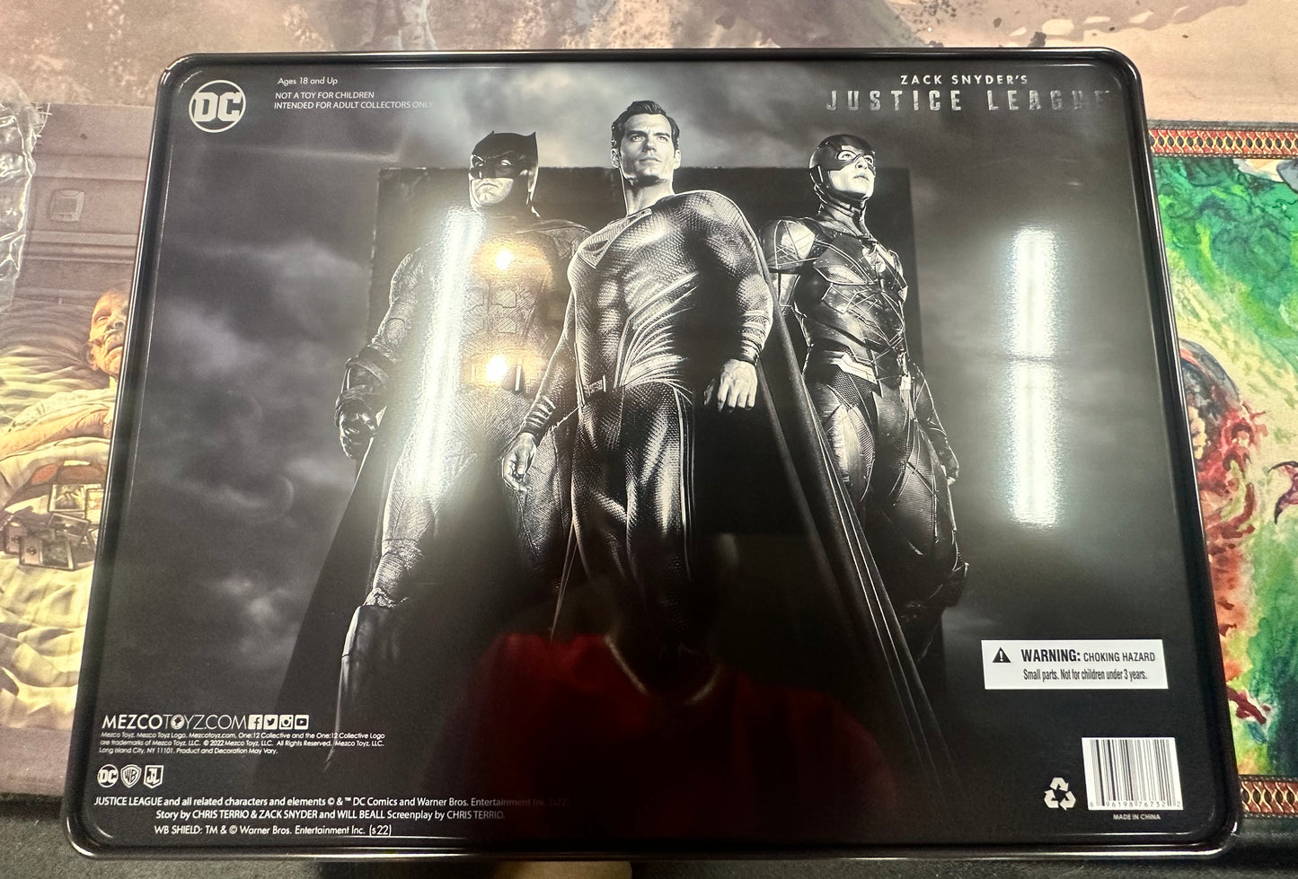 MEZCO ONE 12 JUSTICE LEAGUE STEEL BOX SET NEW