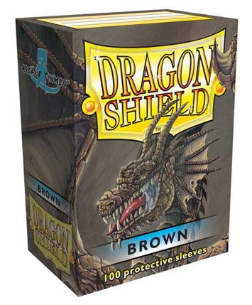 Dragon Shield - Standard Card Sleeves (100): Brown