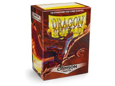 Crimson Matte Dragon Shield (100)