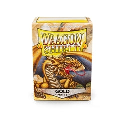 Dragon Shields: Matte Card Sleeves (100): Gold