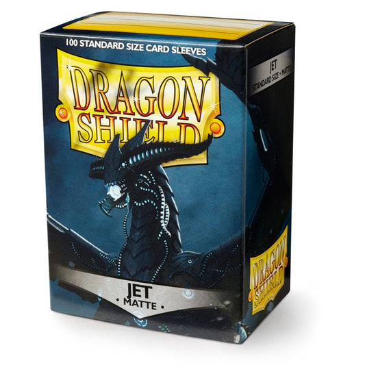 Dragon Shield Standard Sleeves (100): Matte Jet