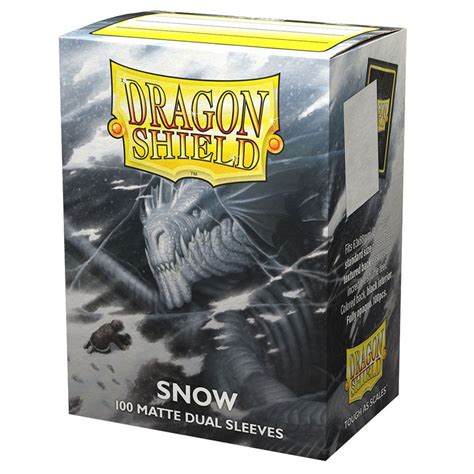Dragon Shield Snow Matte Dual Sleeves