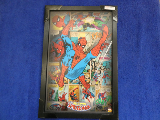 FRAMED SPIDERMAN ARTWORK