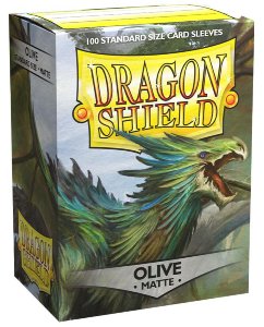 Olive Matte Dragon Shield (100)